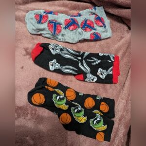 Warner Bros. 3 Pack Of Space Jam Socks